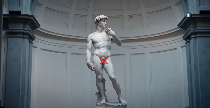 Manicomio Occidente – Michelangelo pornografico, Greta teologa