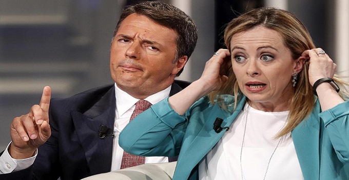 Renzi accoglie la base delusa dalla Meloni